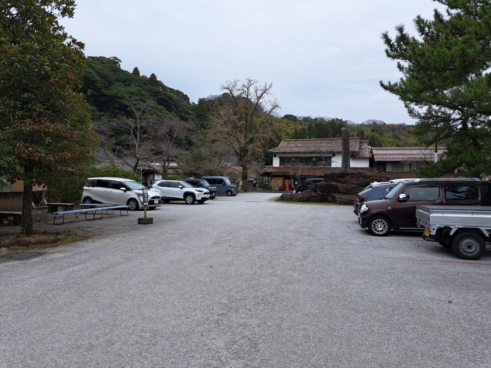 石見銀山のレンタサイクル河村を利用するときの駐車場