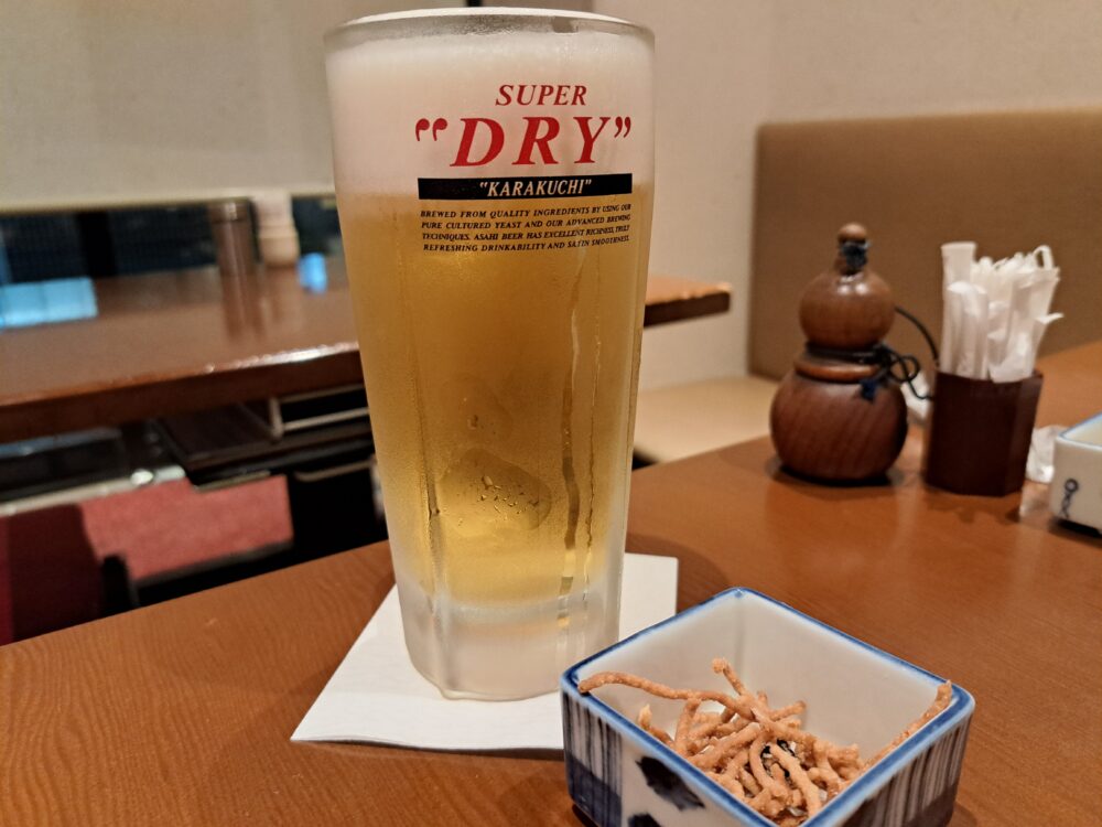 香露庵のビール