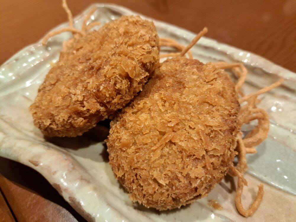 香露庵のそばがきコロッケ