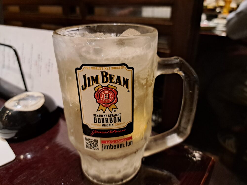 跳魚品川店のジムビームハイボール