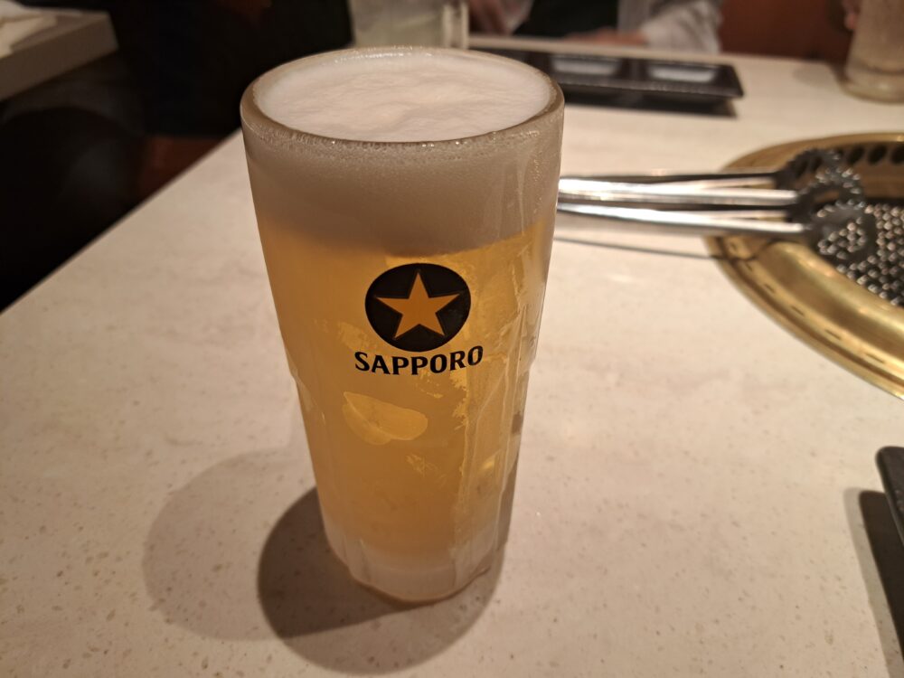 牛龍のビール