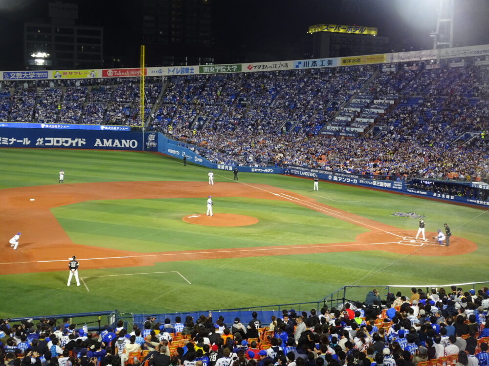 横浜スタジアムのスタンド2017年