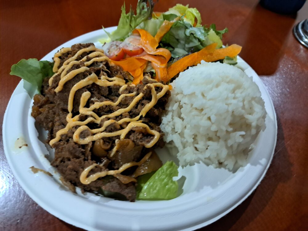 真珠湾航空博物館のプルコギ