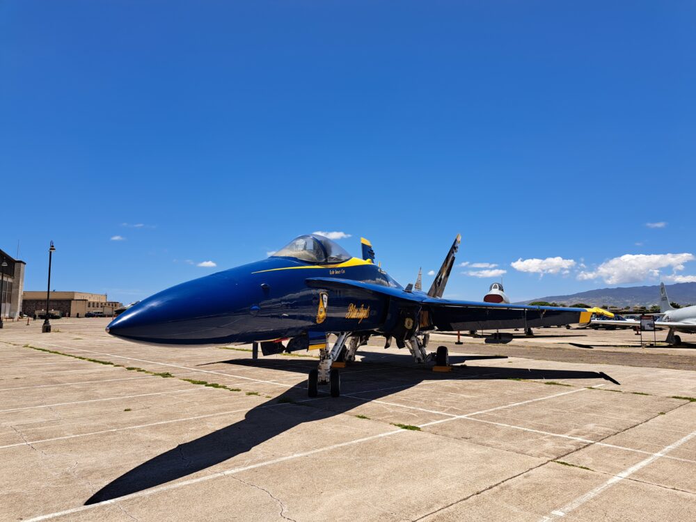 真珠湾航空博物館のBoeing F/A-18C Hornet