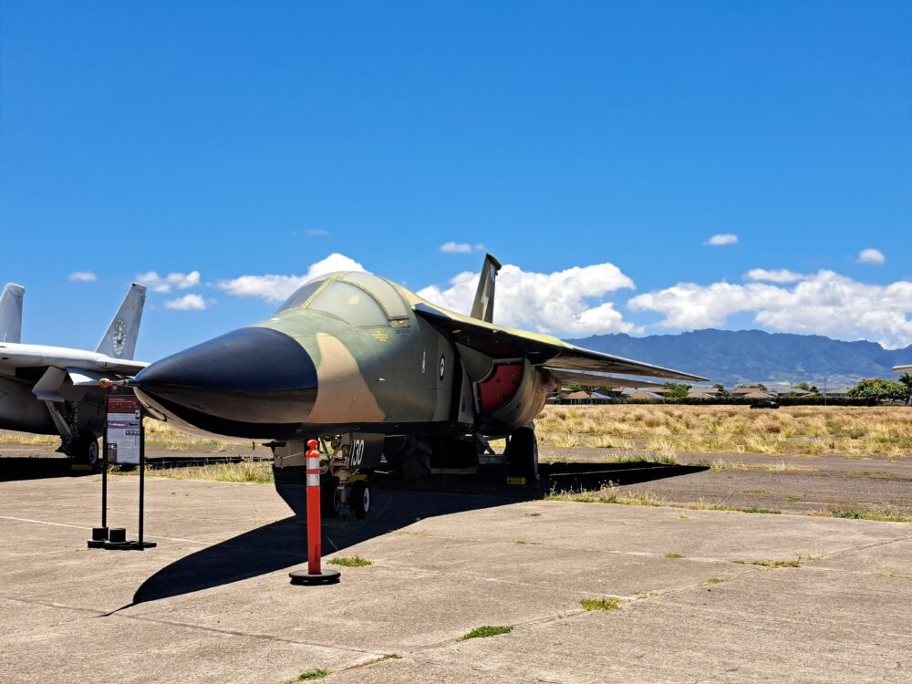 真珠湾航空博物館のGeneral Dynamics F-111C Aardvark (Fighter-bomber)