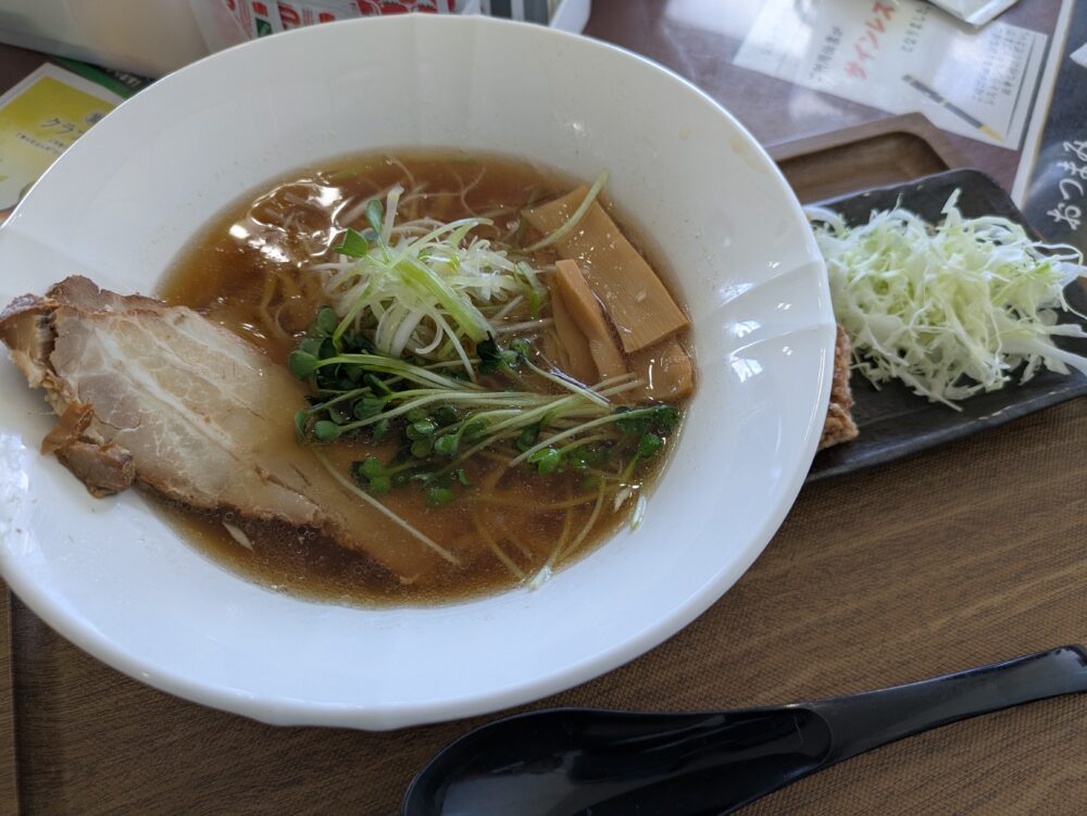 大平台カントリークラブのレストランの佐野ラーメン