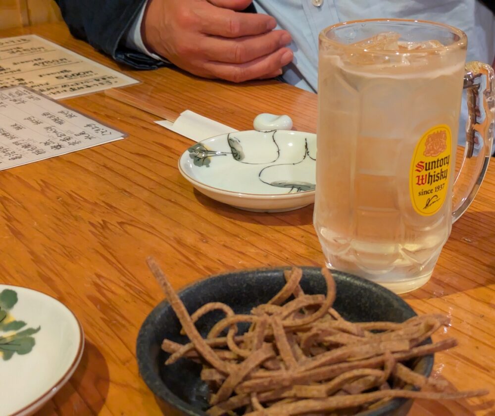 粗挽き蕎麦トキのハイボール