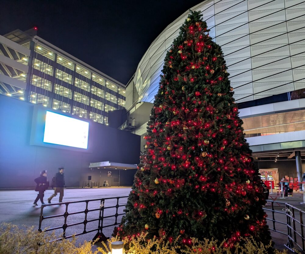 ららアリーナ東京ベイのクリスマスツリー