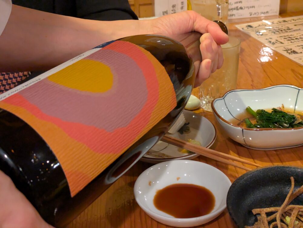 粗挽き蕎麦トキの日本酒