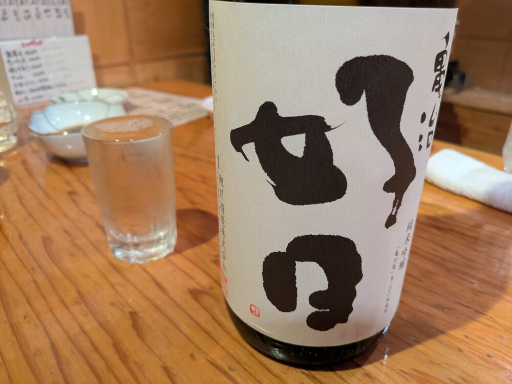 粗挽き蕎麦トキの日本酒は豊富