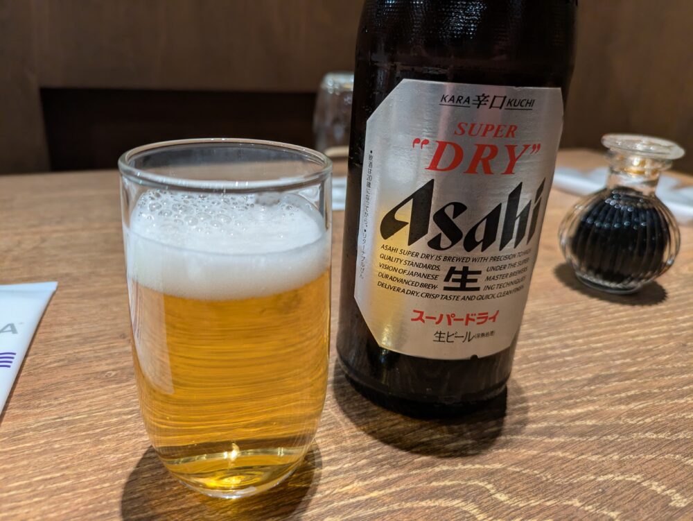 オートロキッチン渋谷店の瓶ビール