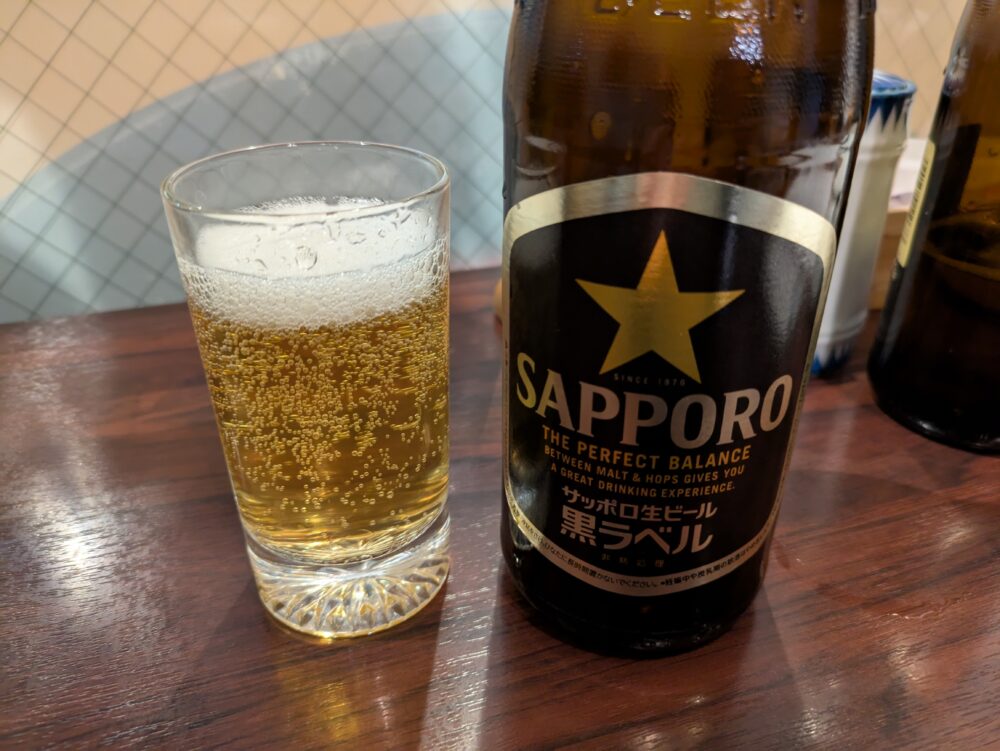 魚食堂十八番OHAKOのビール