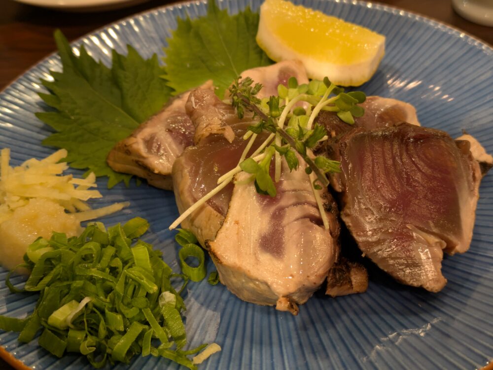 魚食堂十八番OHAKOのかつおのたたき