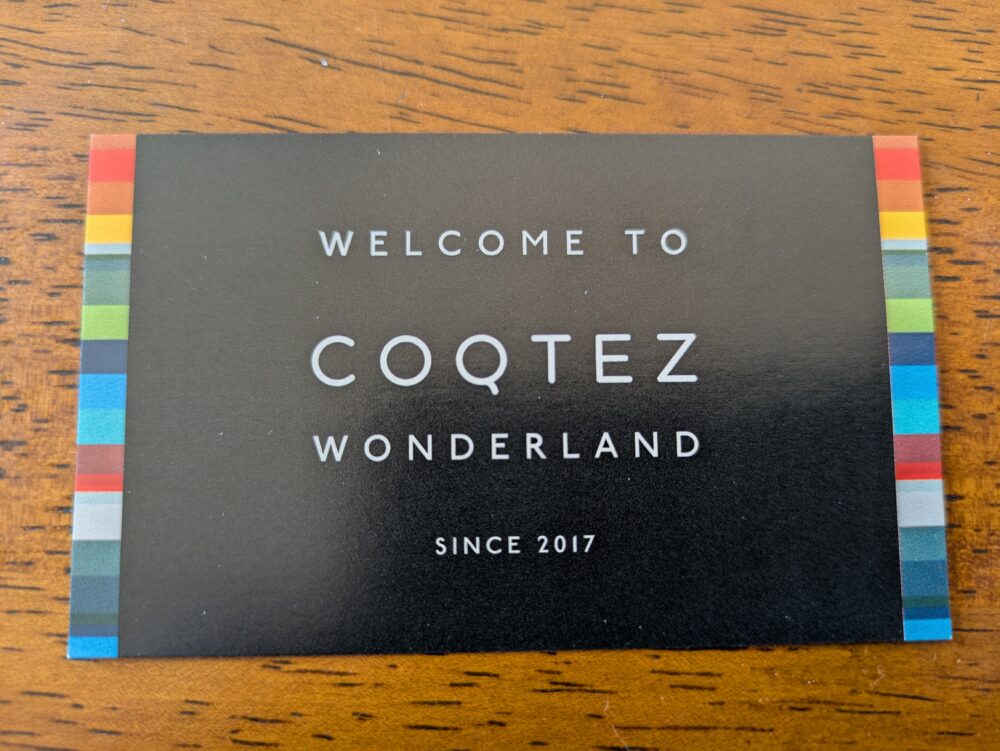 COQTEZのショップカード