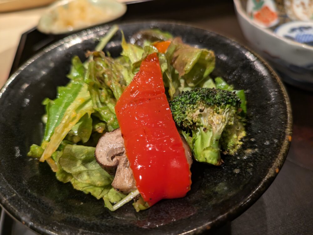 鳥きよの焼き野菜のサラダ