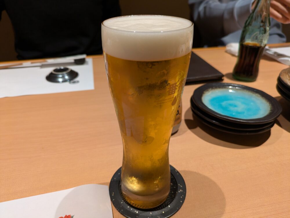 豊栄鮨のビール