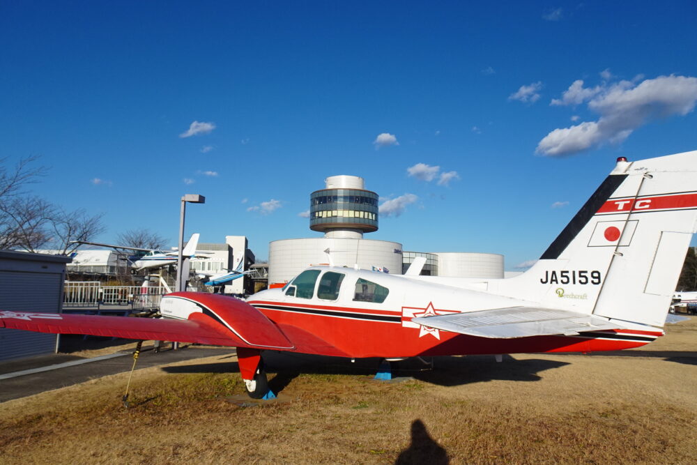 航空科学博物館の屋外展示