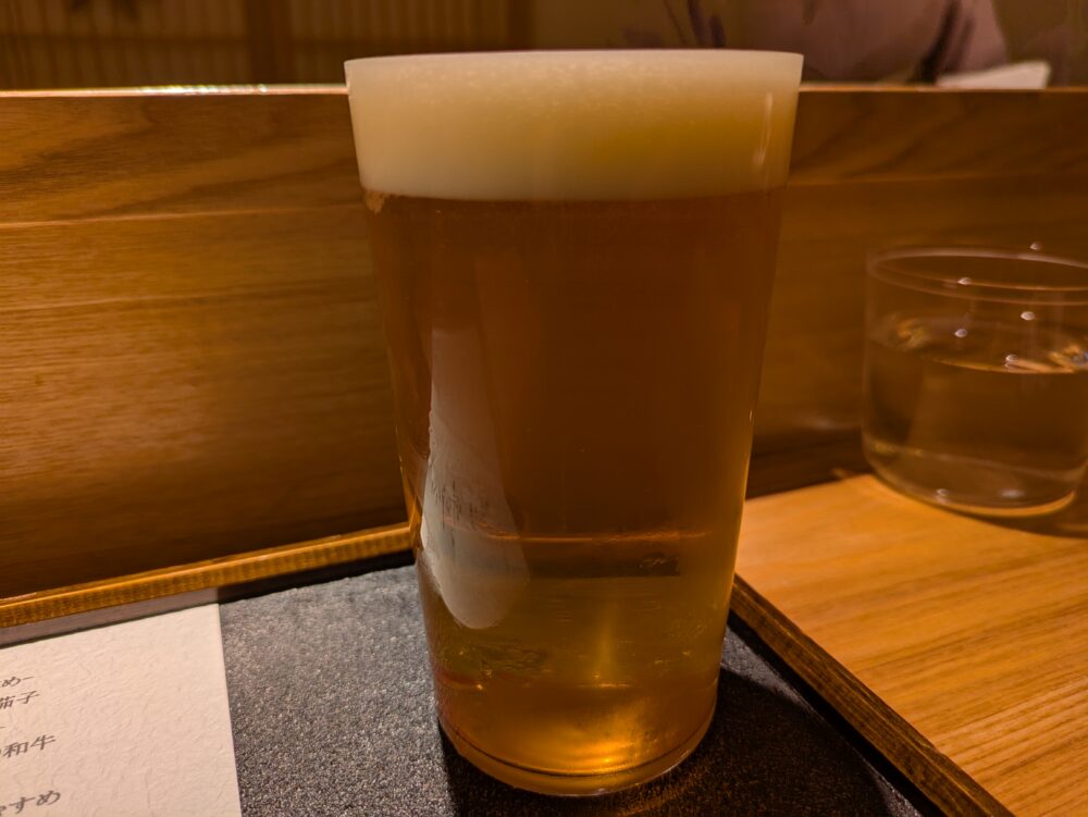 銀座有涯のビール