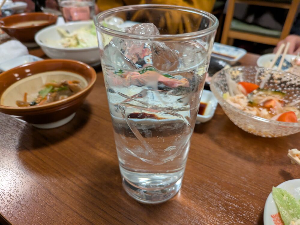 おてきちやの芋焼酎ソーダ割り