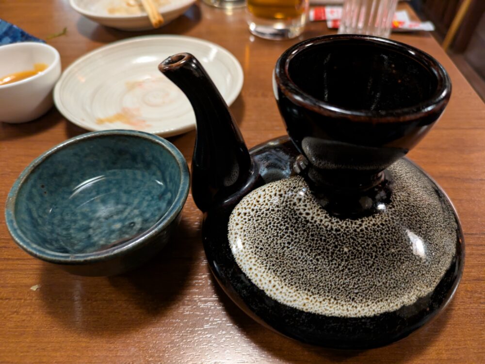 おてきちやの芋焼酎お湯割り