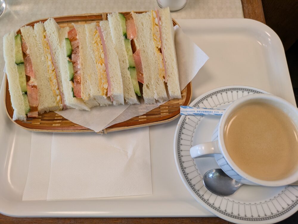 館山中村屋のミックスサンド