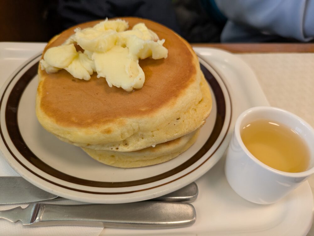 館山中村屋のホットケーキ