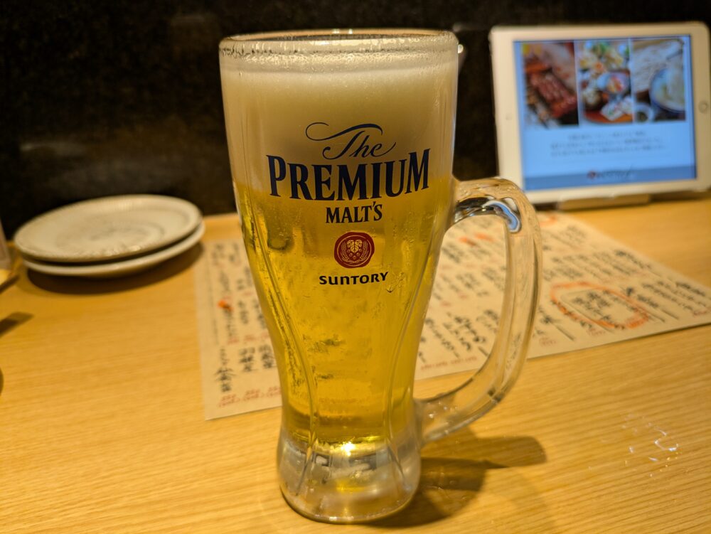 ハレツバメ新宿東口店のビール