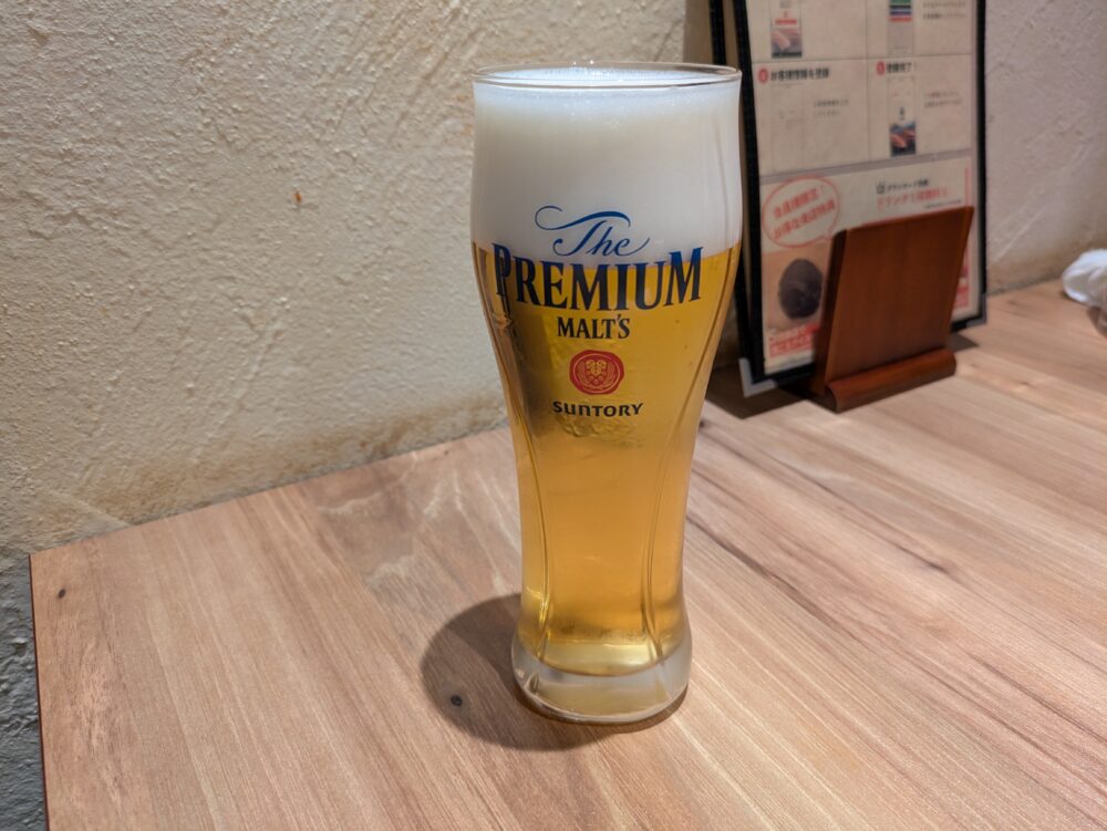 ビーフ鈴木のビール