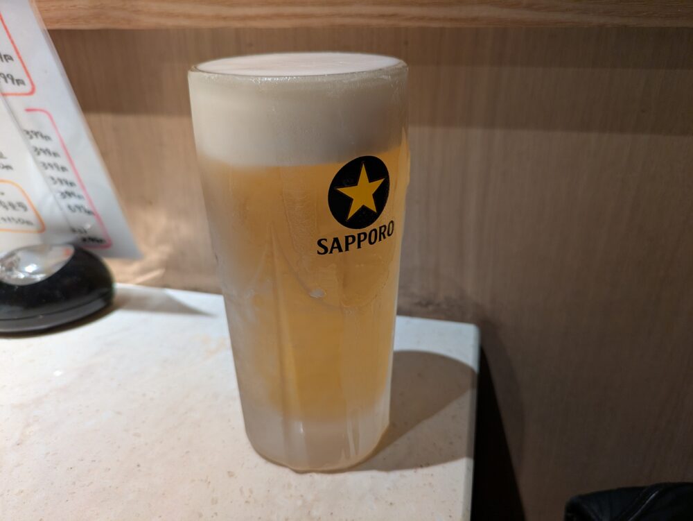 牛龍のビール