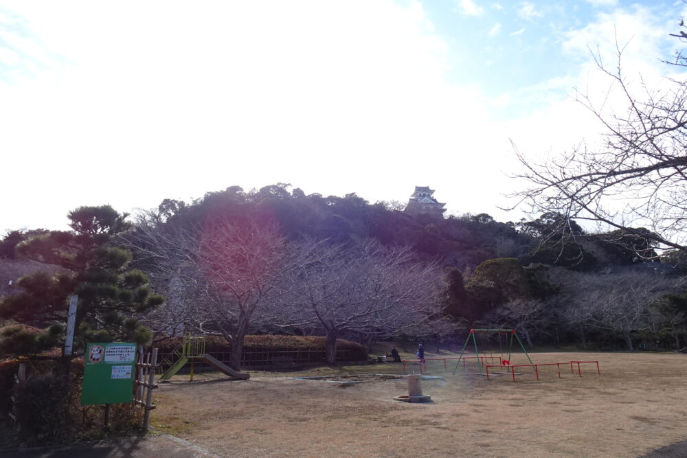 館山城遠景