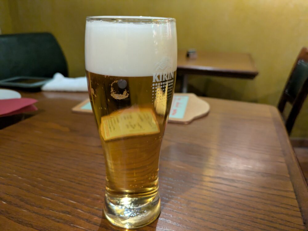 ラメゾンダミのビール