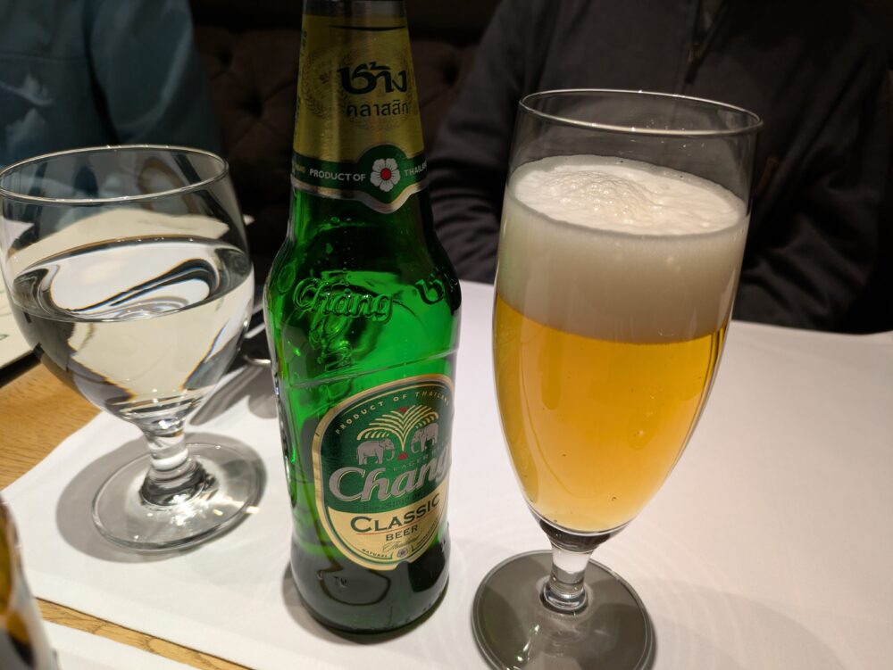 マンゴツリー東京のチャーンビール