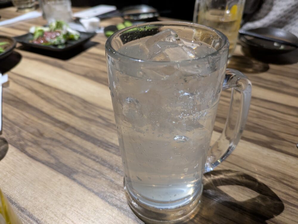 個室居酒屋しぐれのレモンサワー