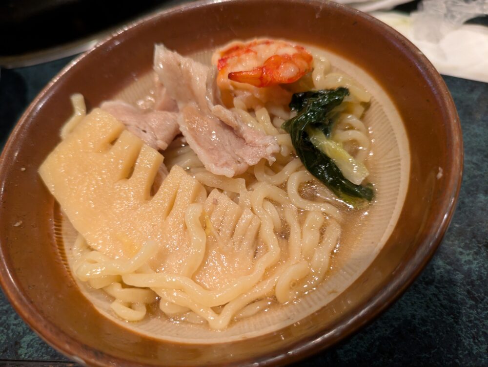 ちゃんこ部屋恵比寿のラーメン