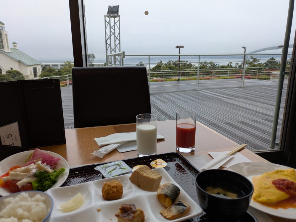 テラスレストランサントロペの2日目の朝食