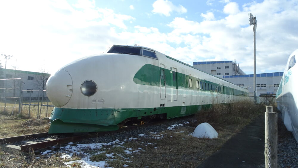 JR東日本新幹線総合車両センターの展示