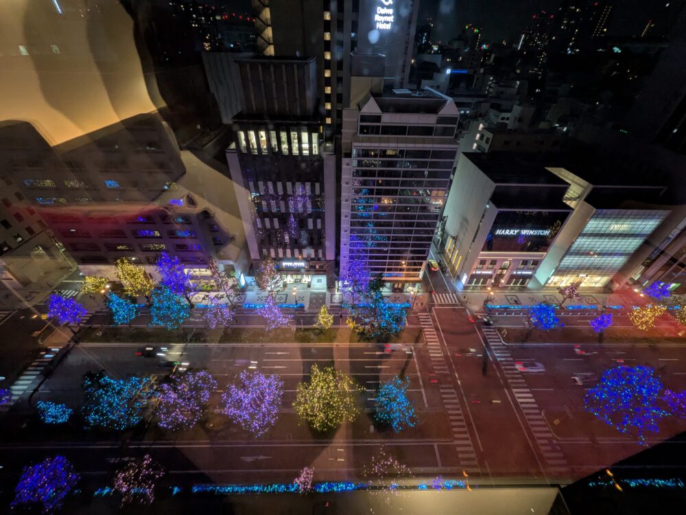 ホテルＷの夜景