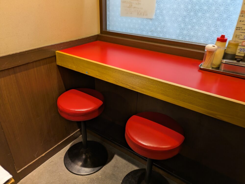 和楽路屋のカウンター