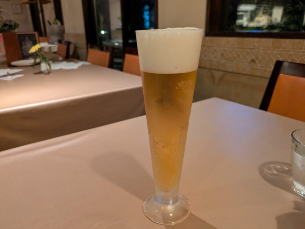 柿の樹のビール