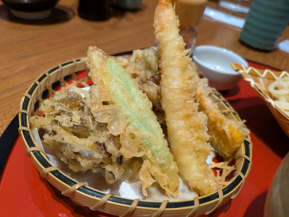 黄金色の豚の天ぷら