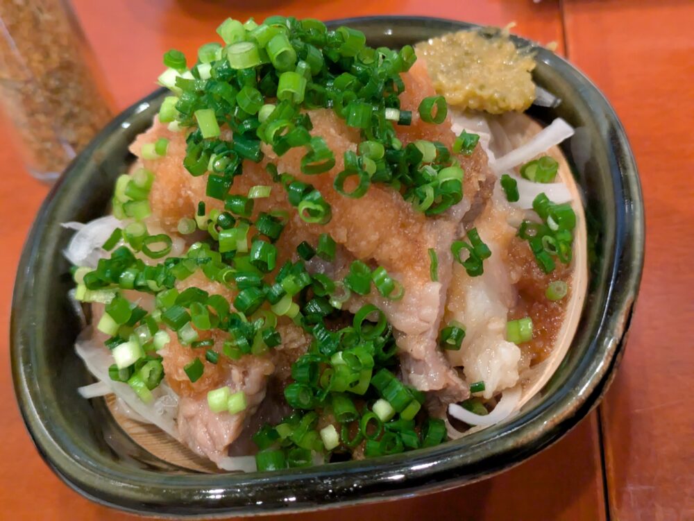 浜やの葱だく牛すじ