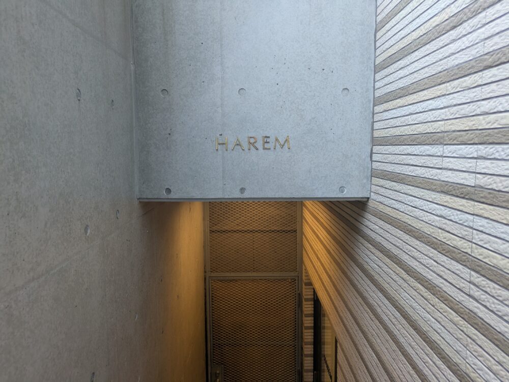ローソファー専門店「HAREM」の入口