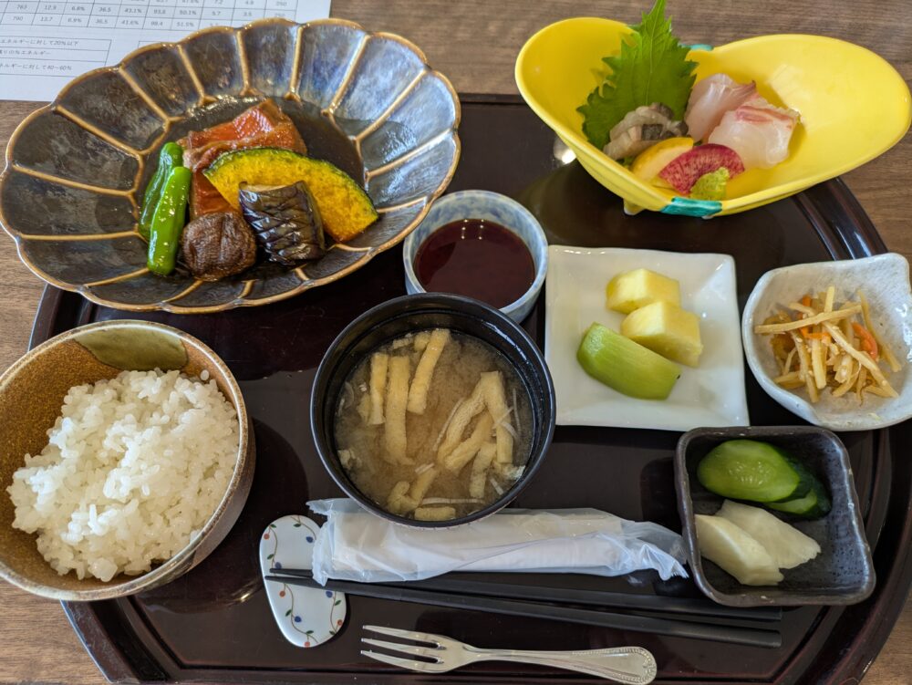 ITS教育介入プログラムの1日目昼食