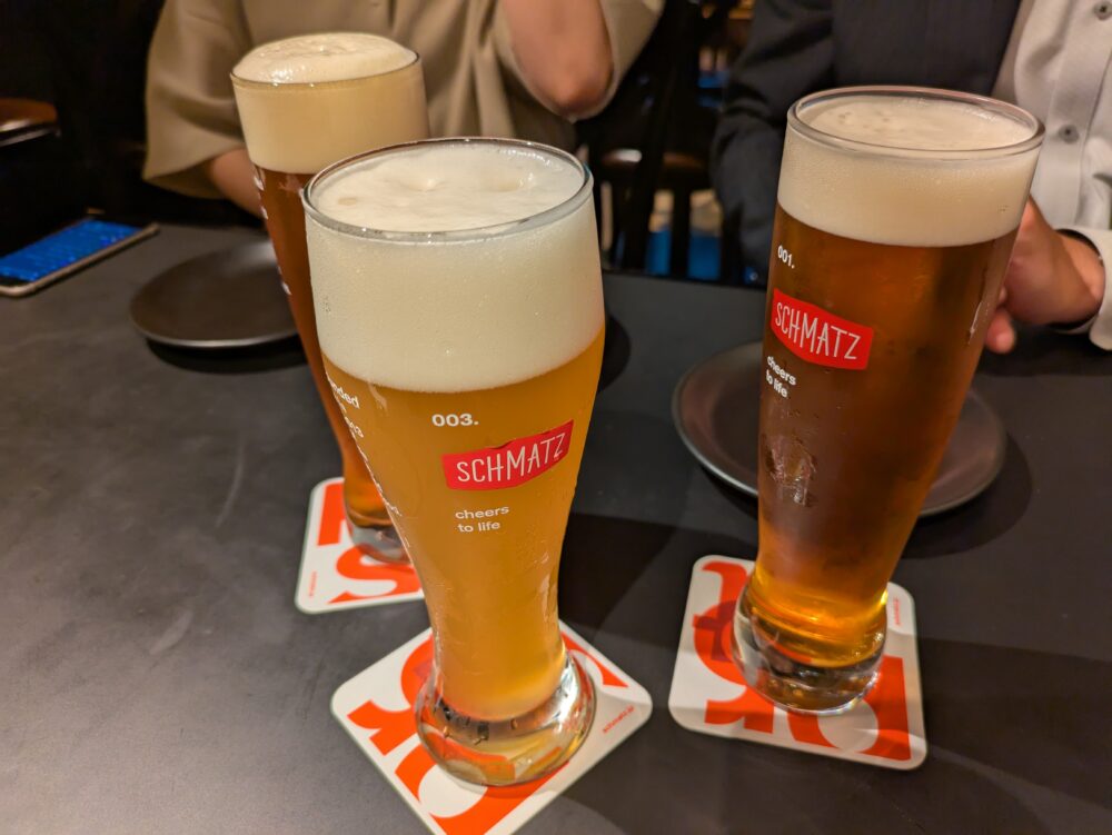 シュマッツ有楽町のビール