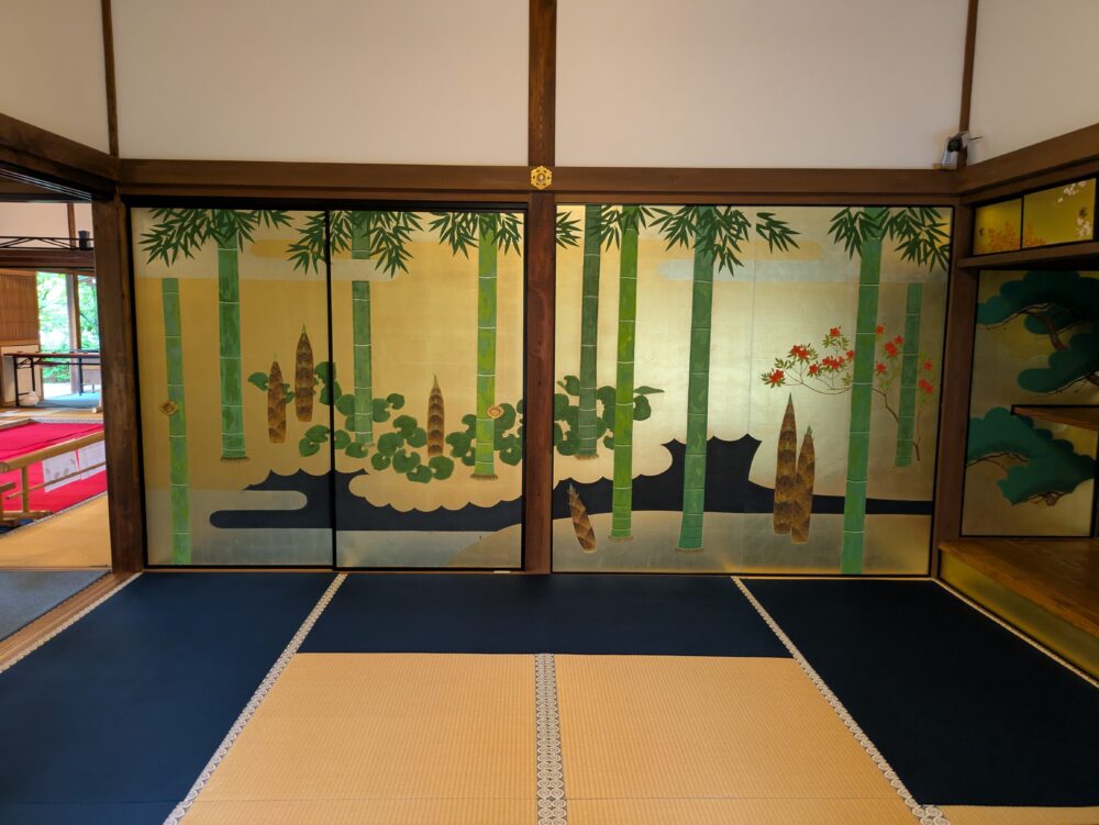 圓徳院の松竹梅の襖絵