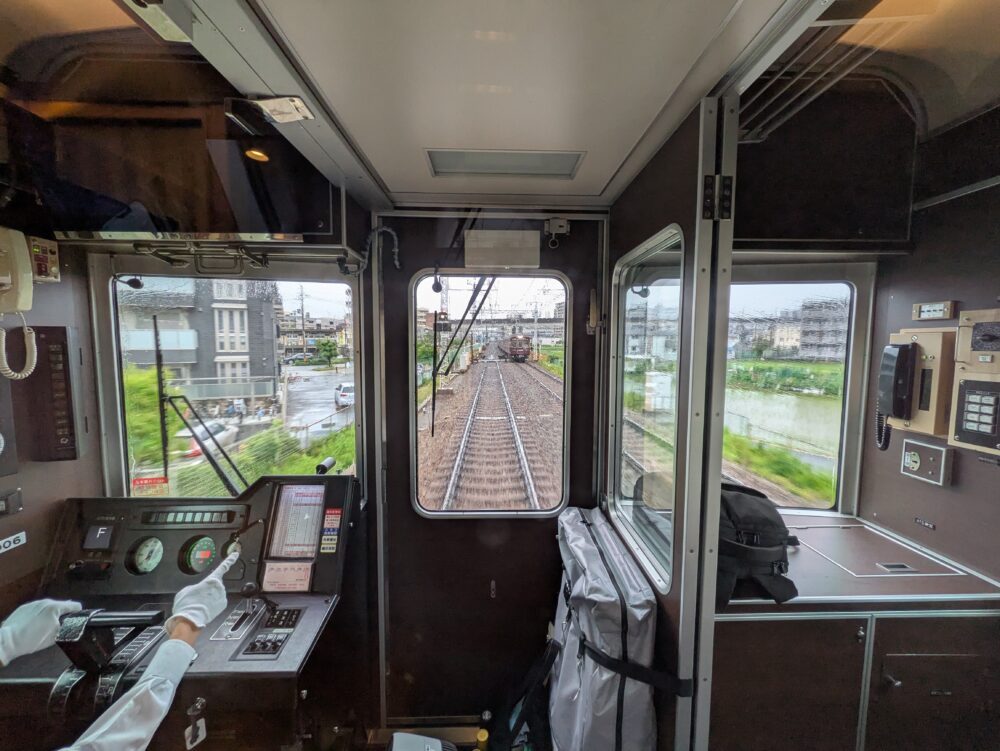 京とれいん雅洛の前面展望