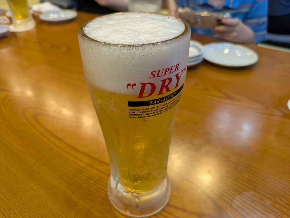 庄や本八幡南口店のビール