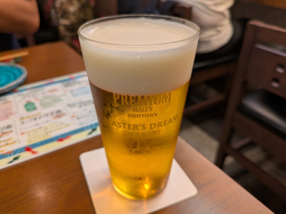 和食処五島のビール