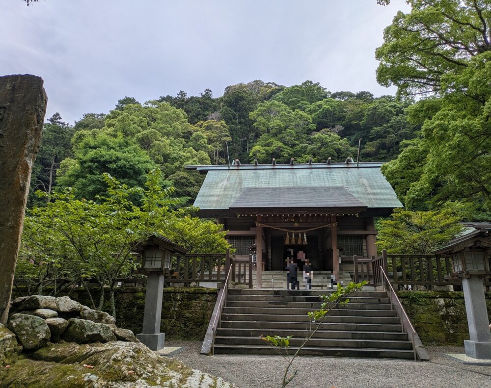 安房神社の参拝