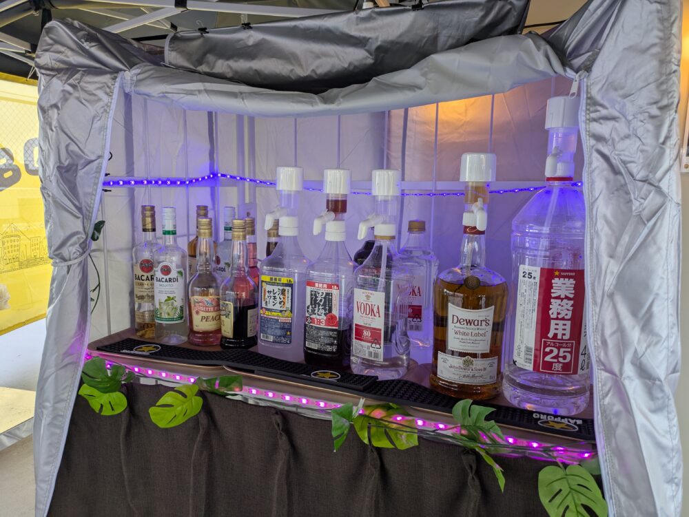 BBQデイズコルトンプラザ市川のセルフドリンクコーナー